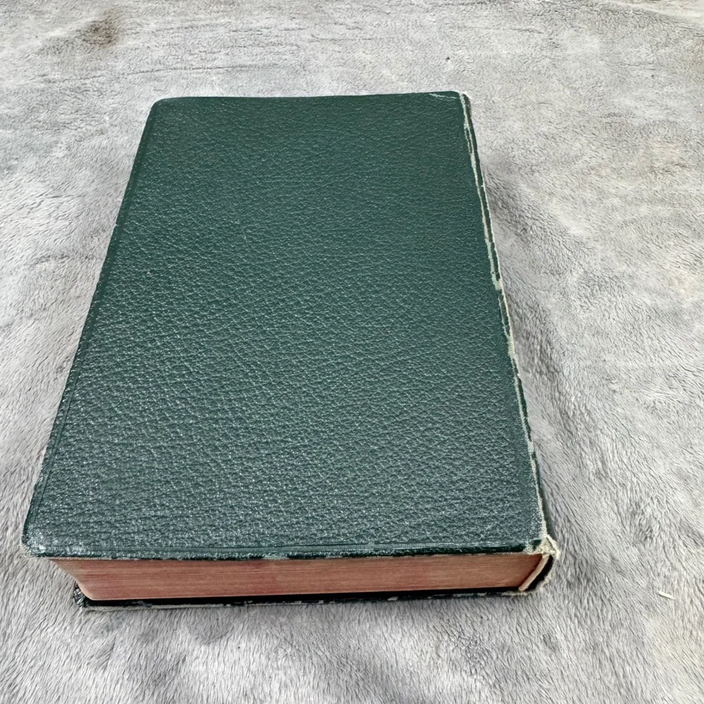 American Bible Society Holy Bible KJV 1950 Green Hardcover Fair Maps‎ 1951